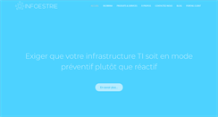 Desktop Screenshot of infoestrie.com